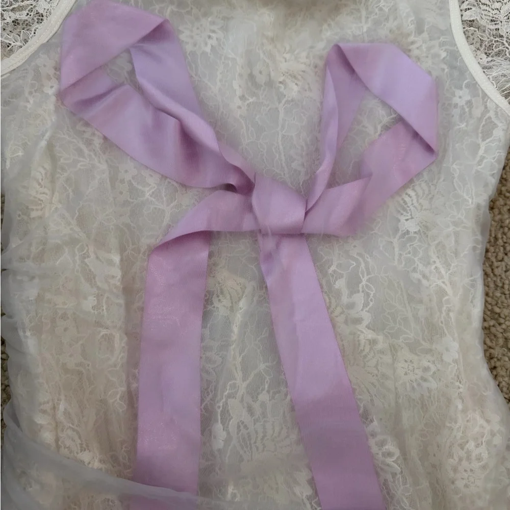 Acne Studios bow blouse with lace details runway - Picture 4 of 6